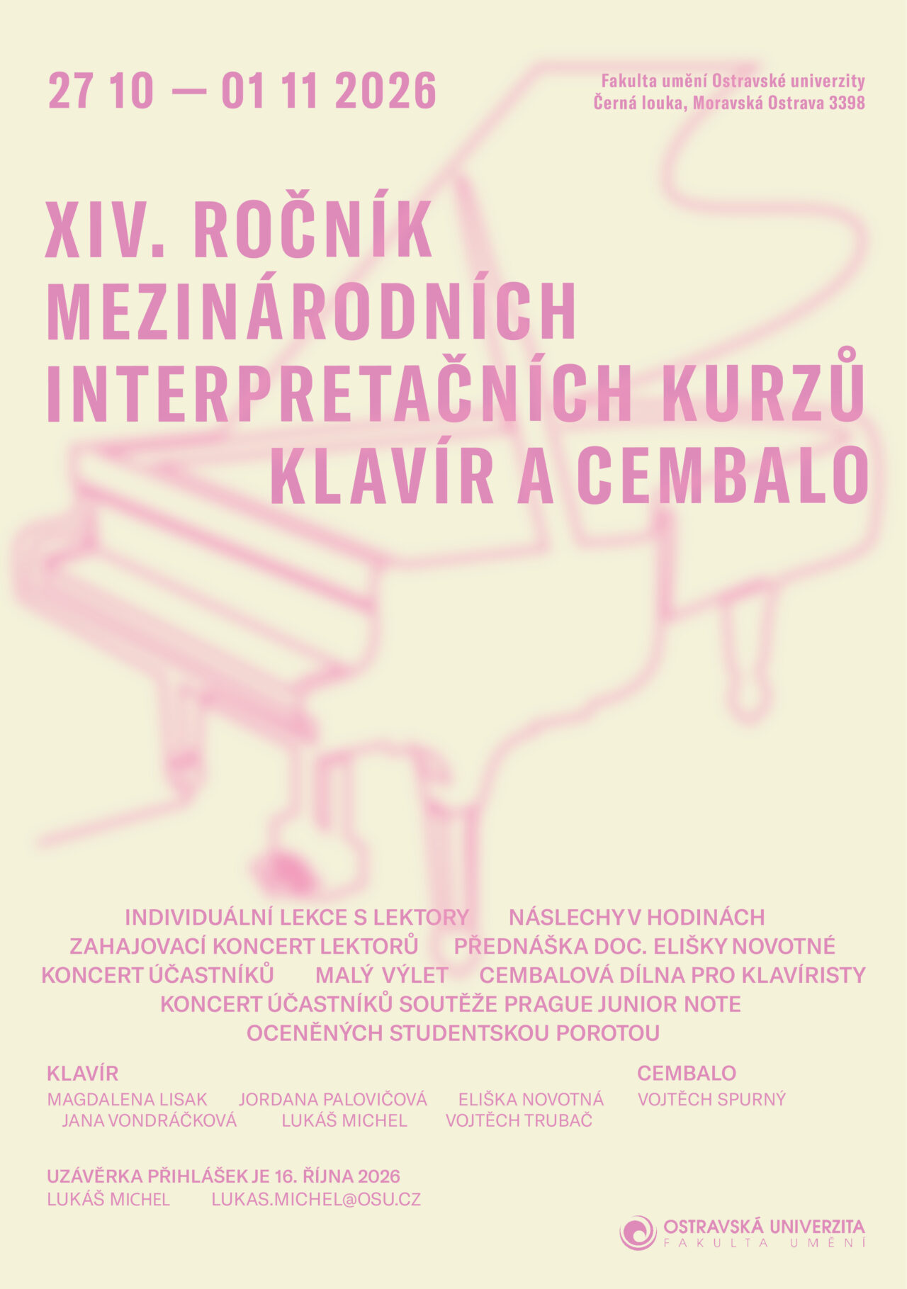 Zahajovací koncert mezinárodních interpretačních kurzů